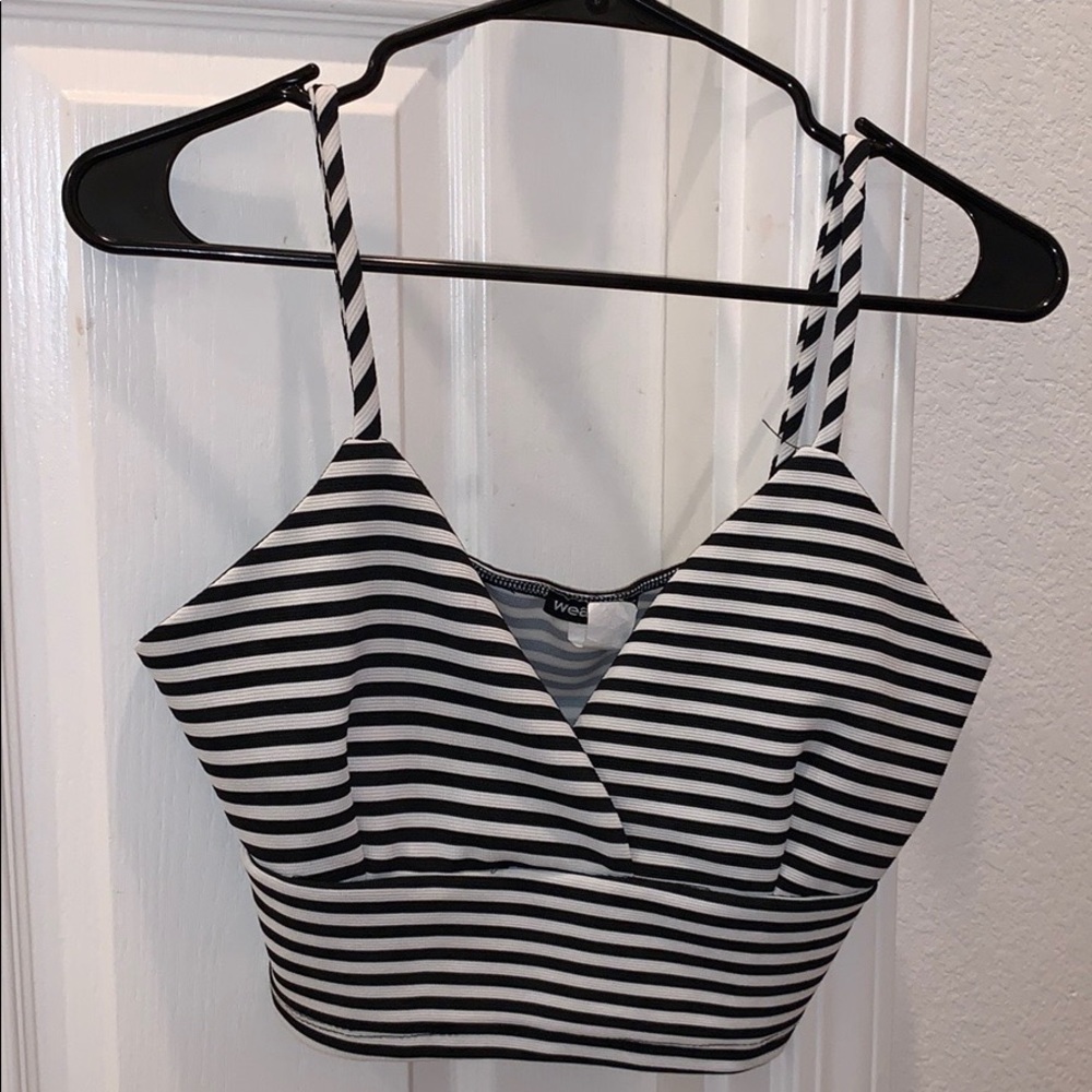 Striped Crop Top